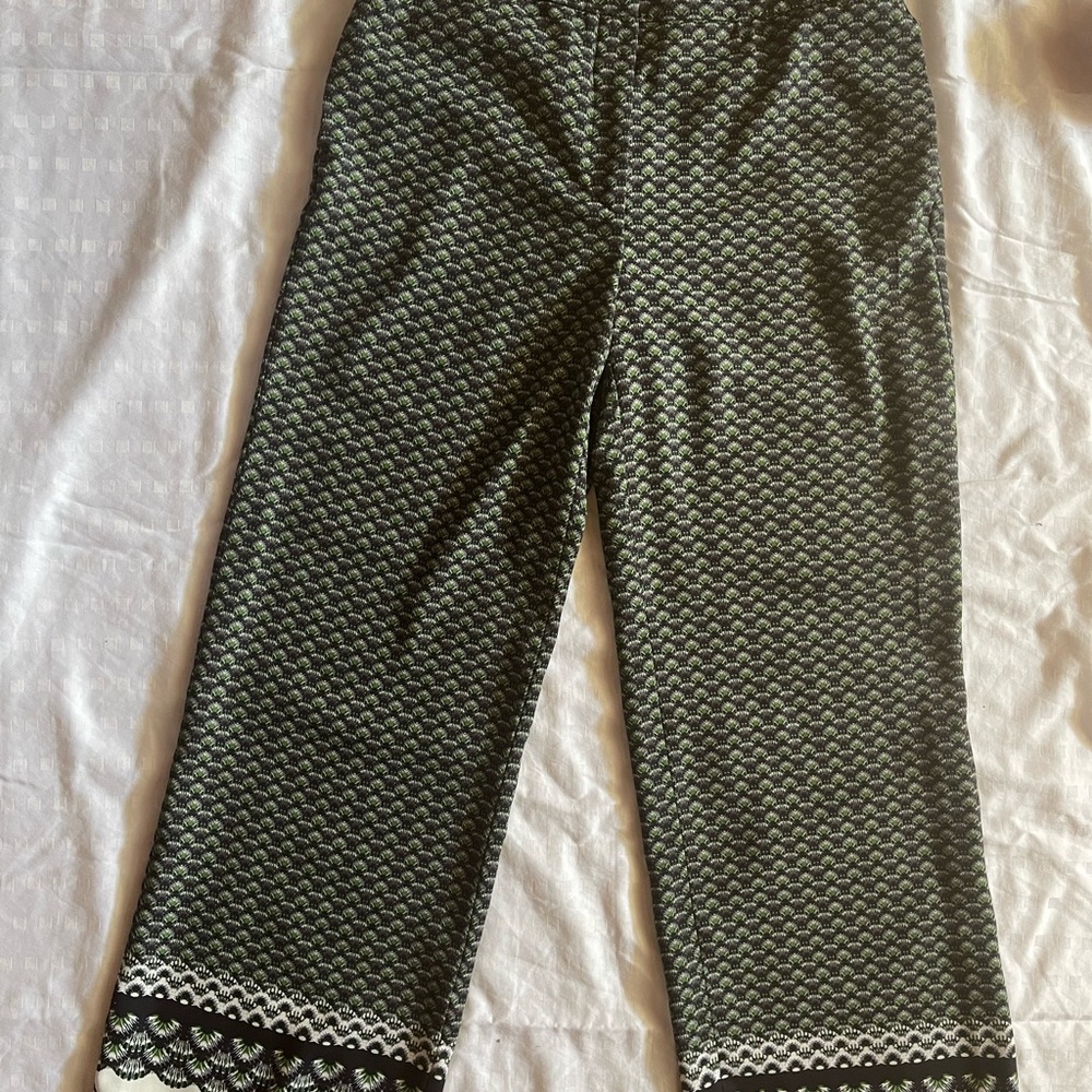 H&M Wide leg palazzo pants💚🤍💙